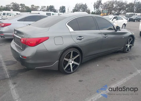 2015 Infiniti Q50 Premium from USA, damaged, VIN JN1BV7APXFM344082